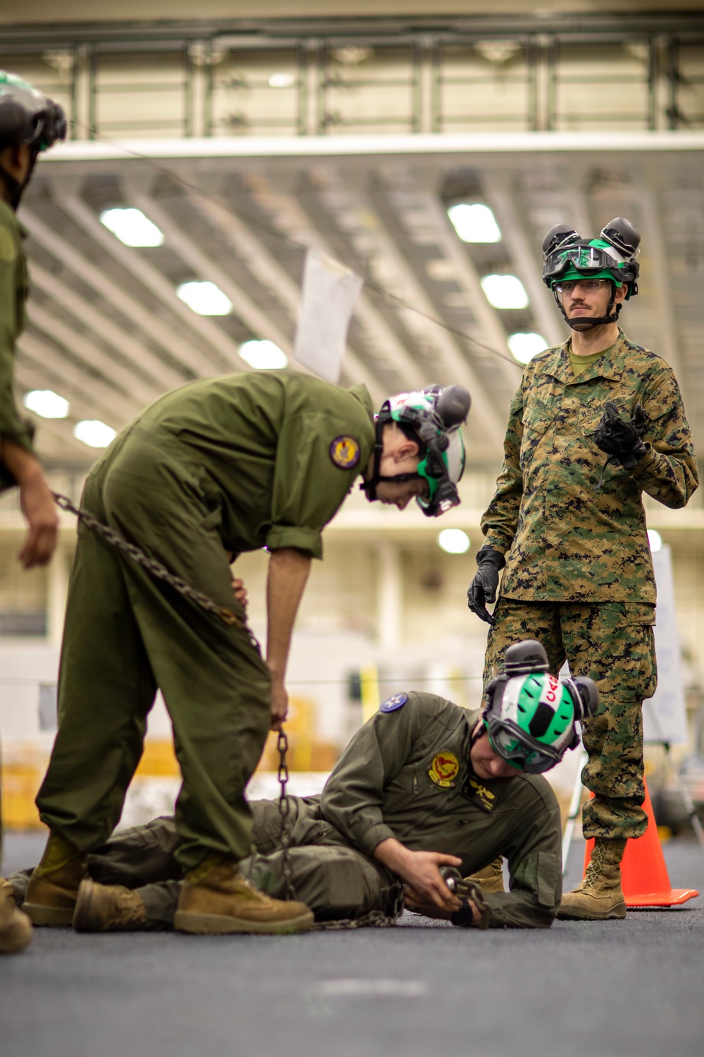 U.S. Sailors and Marines Conduct Maintenance During Steel Knight 24