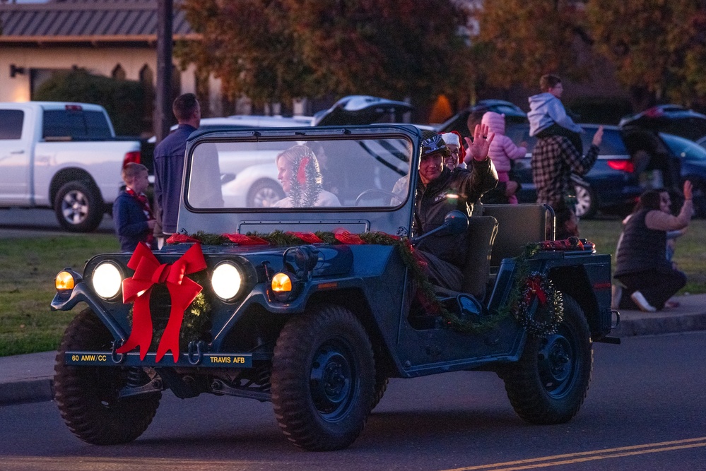 Travis AFB celebrates the holidays with parade and tree lighting ceremony