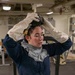 USS Tripoli Sailors Conduct a General Quarters Drill