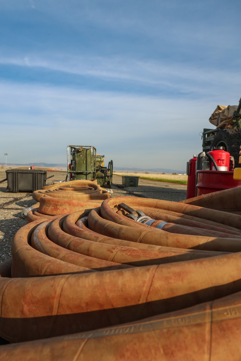 Steel Knight 24: MWSS-373 Marines set up Forward Arming and Refueling Point at Beale AFB