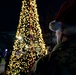 Deployed Soldiers Light Up the Night at Festive Tree Lighting Ceremony