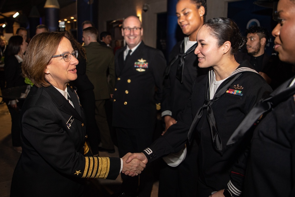 USS Ronald Reagan (CVN 76) Sailors Attend Reception of Reagan National Defense Forum