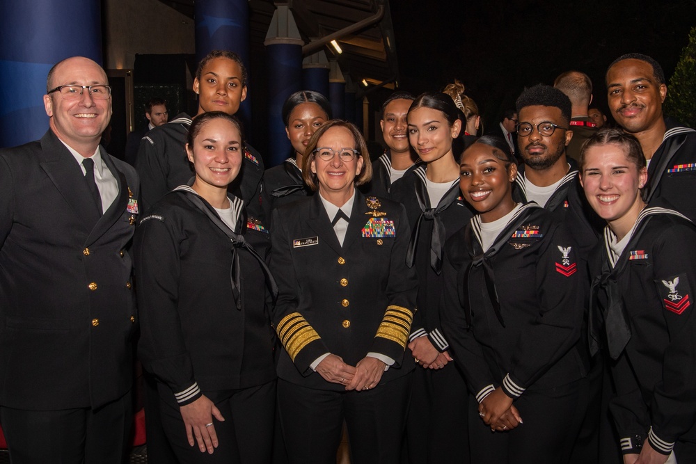 USS Ronald Reagan (CVN 76) Sailors Attend Reception of Reagan National Defense Forum