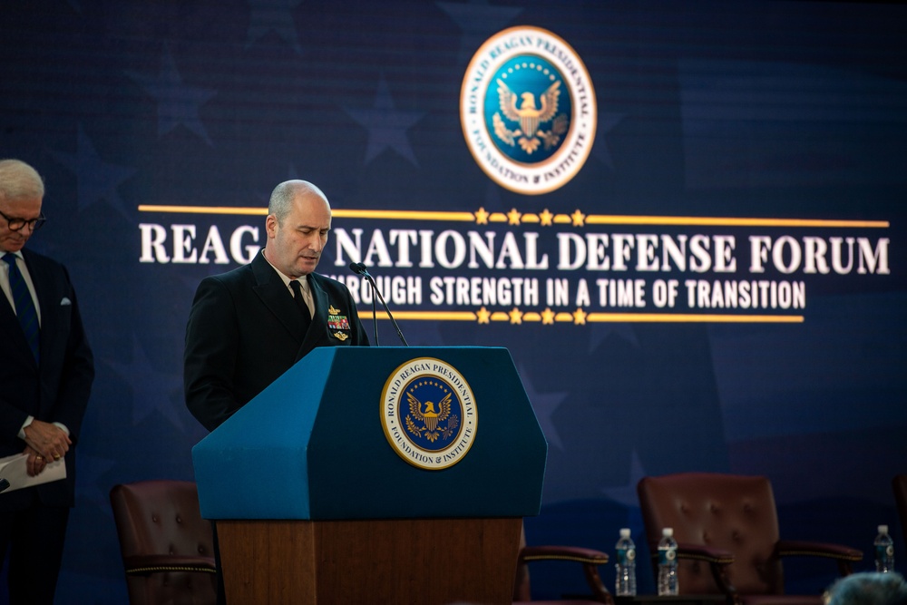 USS Ronald Reagan (CVN 76) Sailors Participate in Reagan National Defense Forum