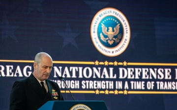 USS Ronald Reagan (CVN 76) Attends the Reagan National Defense Forum