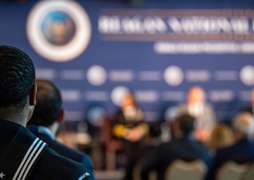 USS Ronald Reagan (CVN 76) Sailors Participate in Reagan National Defense Forum