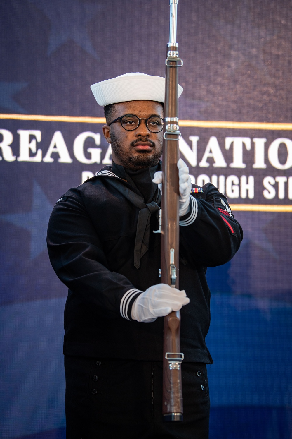 USS Ronald Reagan (CVN 76) Sailors Participate in Reagan National Defense Forum