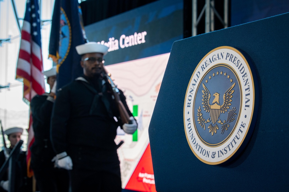 USS Ronald Reagan (CVN 76) Sailors Participate in Reagan National Defense Forum