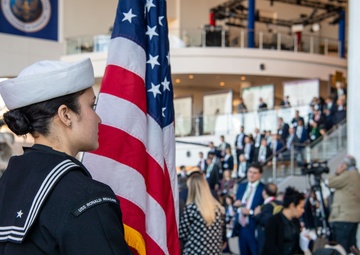 USS Ronald Reagan (CVN 76) Sailors Participate in Reagan National Defense Forum