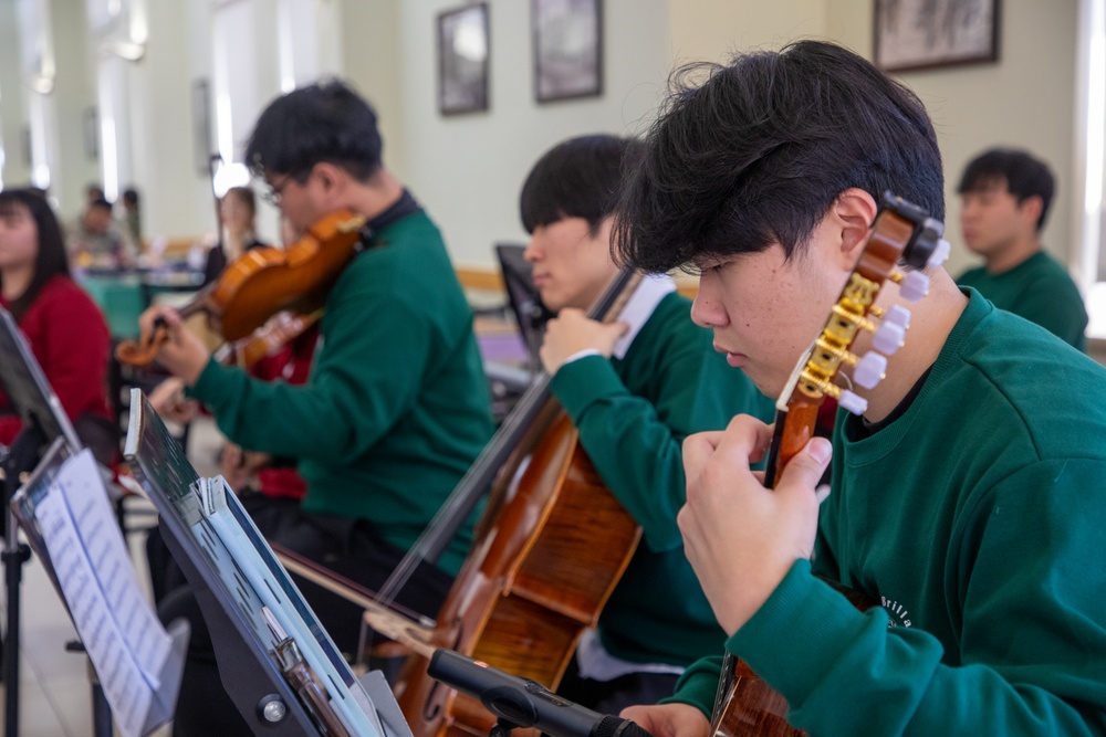 PTU Brillante Music Club Holiday Performance at Camp Humphreys