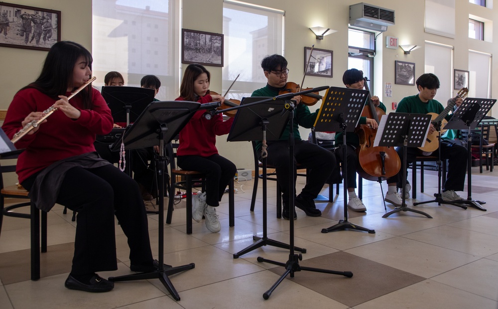 PTU Brillante Music Club Holiday Performance at Camp Humphreys