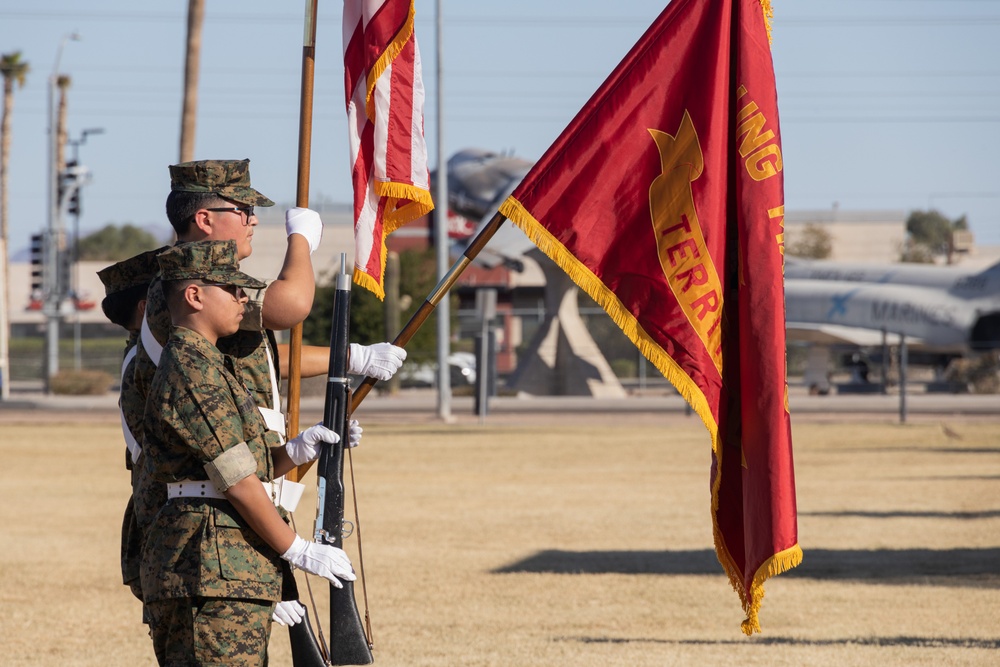 MCAS Yuma hosts a Territorial Young Marines Graduation