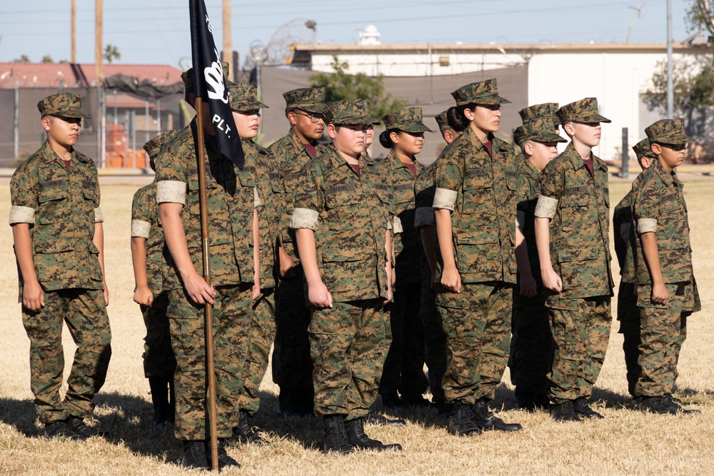 MCAS Yuma hosts a Territorial Young Marines Graduation