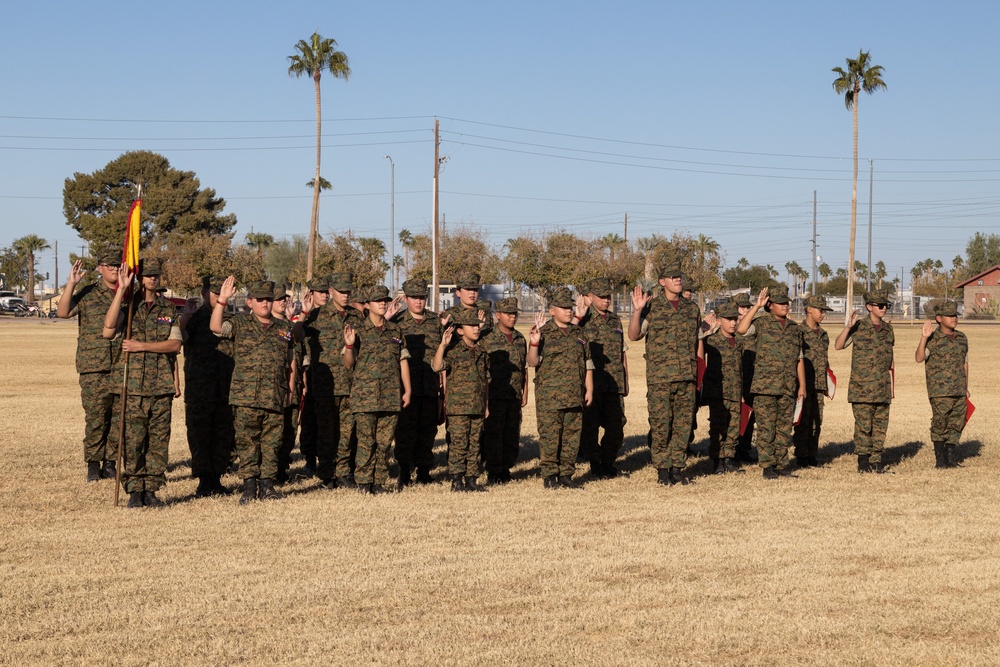 MCAS Yuma hosts a Territorial Young Marines Graduation