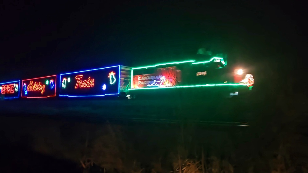 2024 Holiday Train travels through Fort McCoy