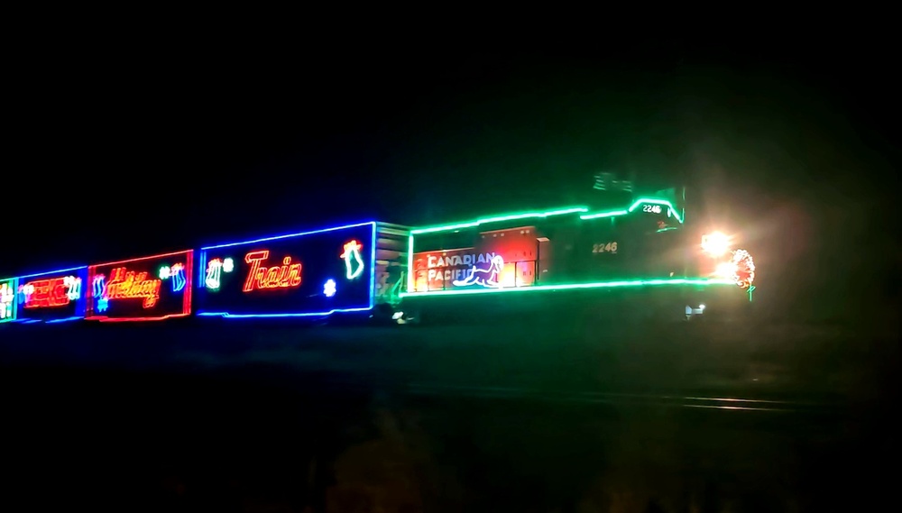 2024 Holiday Train travels through Fort McCoy