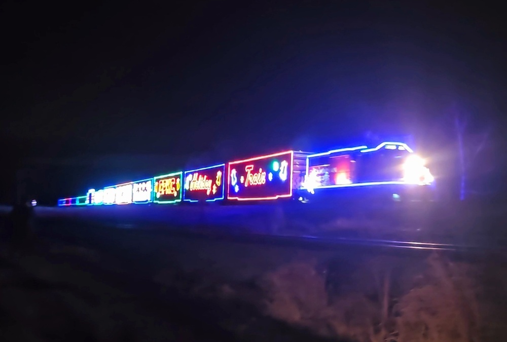 2024 Holiday Train travels through Fort McCoy