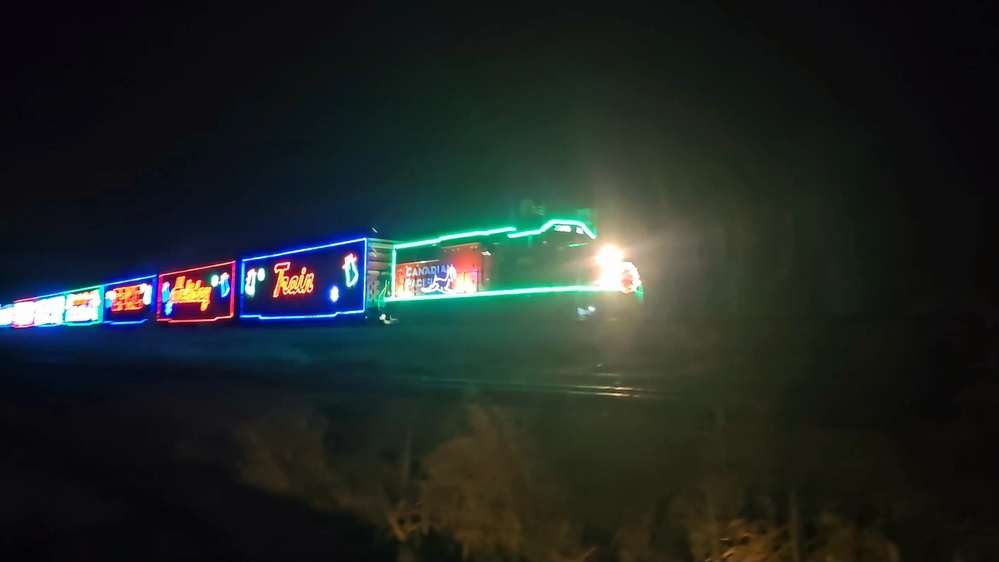 2024 Holiday Train travels through Fort McCoy