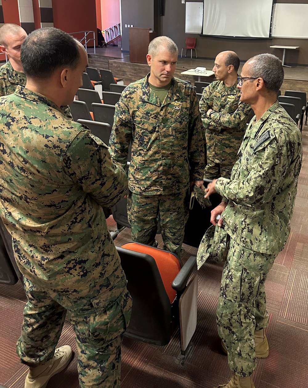 14th chief of Navy Medical Corps meets medical leaders at Camp Pendleton in final visit as corps chief