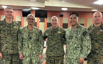 14th chief of Navy Medical Corps meets medical leaders at Camp Pendleton in final visit as corps chief