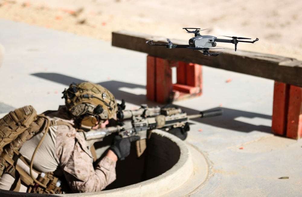 Marines with FASTCENT conduct counter-UAS training