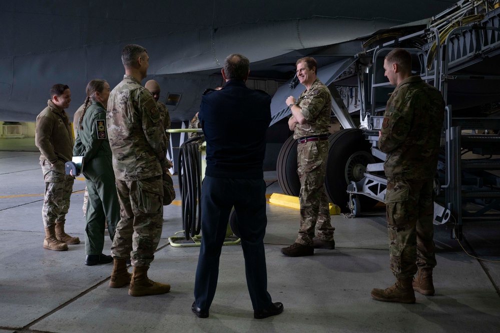 Air Commodore Nick Paton, ISTAR force commander visits RAF Mildenhall