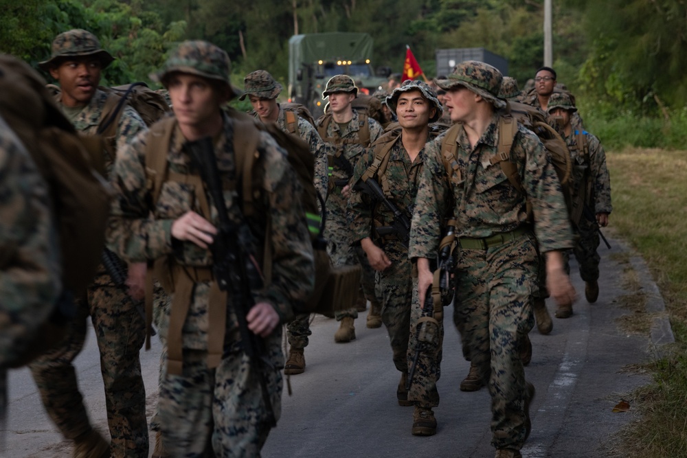 3d Intel Bn Talent Aries 25.1 | Marines Conduct 15k Hike