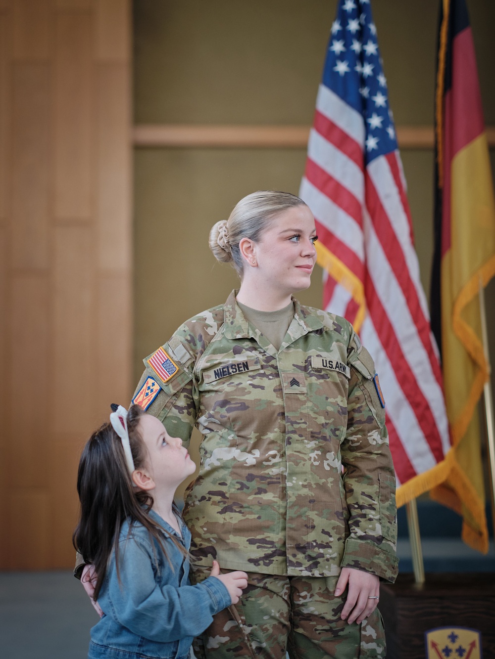 Sgt. Nielsen Promoted to Staff Sgt. in Heartwarming Ceremony