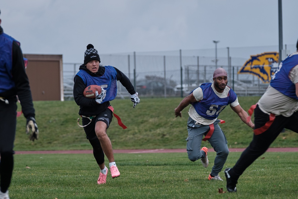 52d ADA Brigade Celebrates Thanksgiving with Turkey Bowl in Ansbach