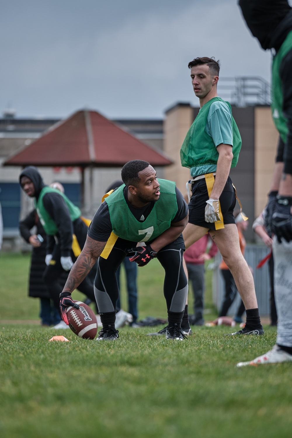 52d ADA Brigade Celebrates Thanksgiving with Turkey Bowl in Ansbach