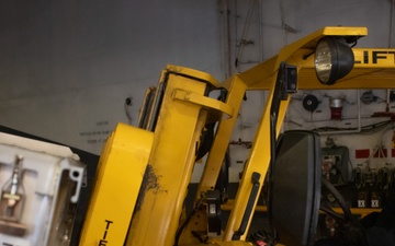 USS America (LHA 6) Conducts Ordnance Handling