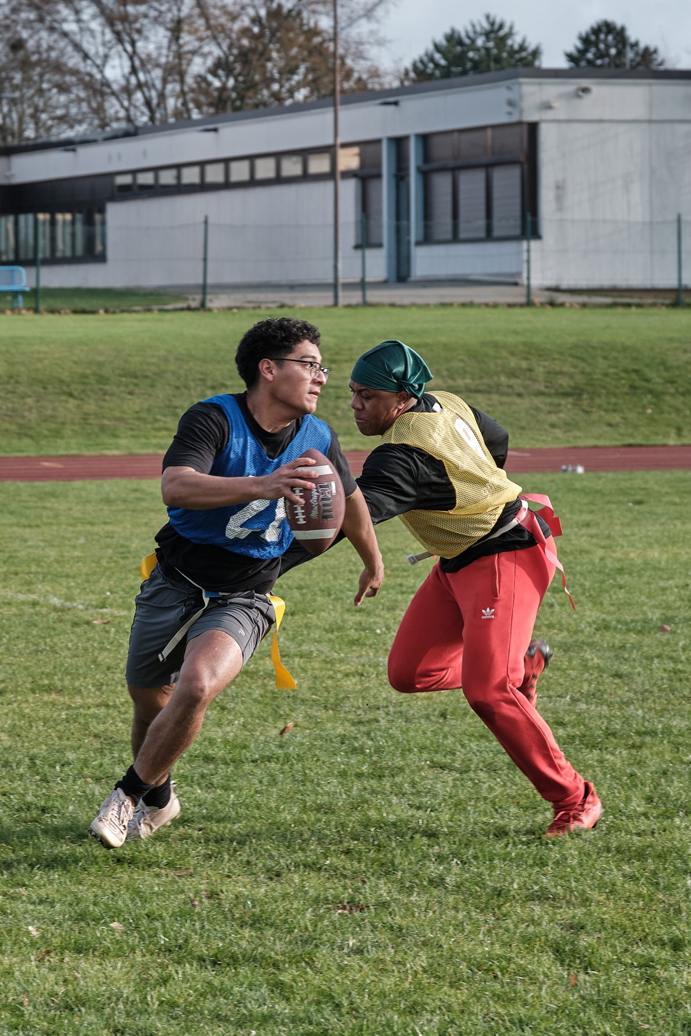 52d ADA Brigade Celebrates Thanksgiving with Turkey Bowl in Ansbach