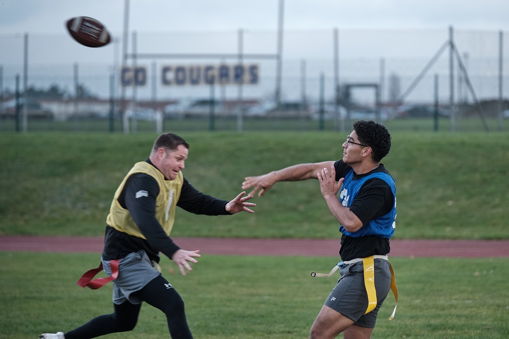 52d ADA Brigade Celebrates Thanksgiving with Turkey Bowl in Ansbach