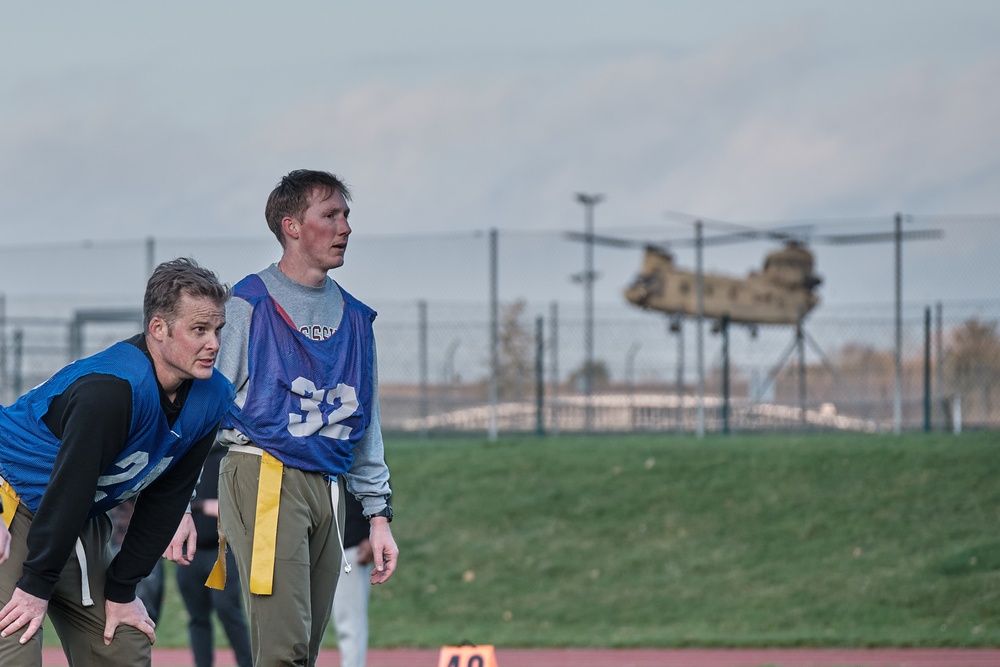 52d ADA Brigade Celebrates Thanksgiving with Turkey Bowl in Ansbach