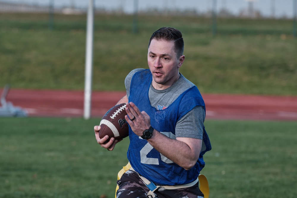 52d ADA Brigade Celebrates Thanksgiving with Turkey Bowl in Ansbach