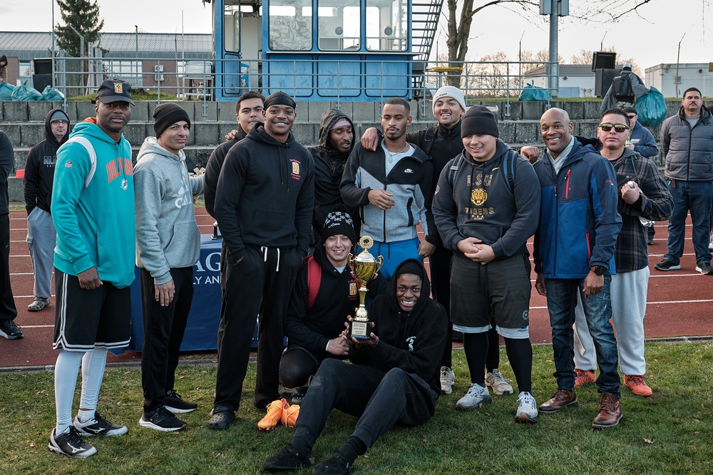 52d ADA Brigade Celebrates Thanksgiving with Turkey Bowl in Ansbach