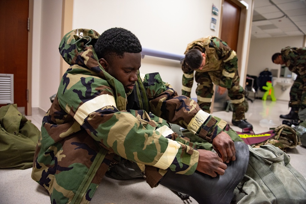 31 FW Conducts CBRN Exercise