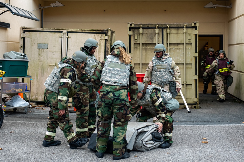 31 FW Conducts CBRN Exercise