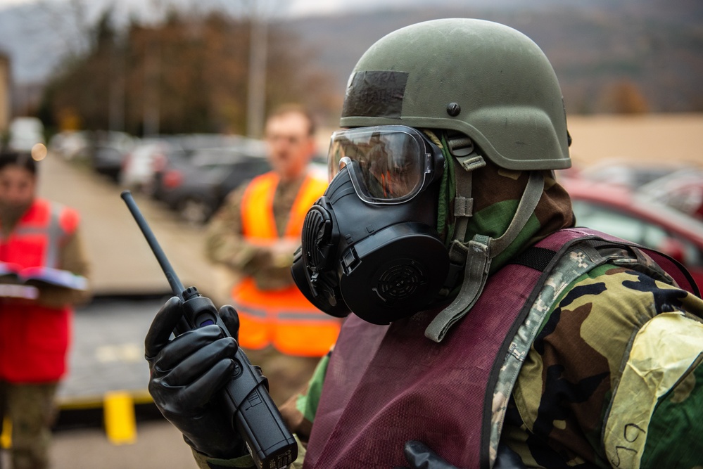 31 FW Conducts CBRN Exercise