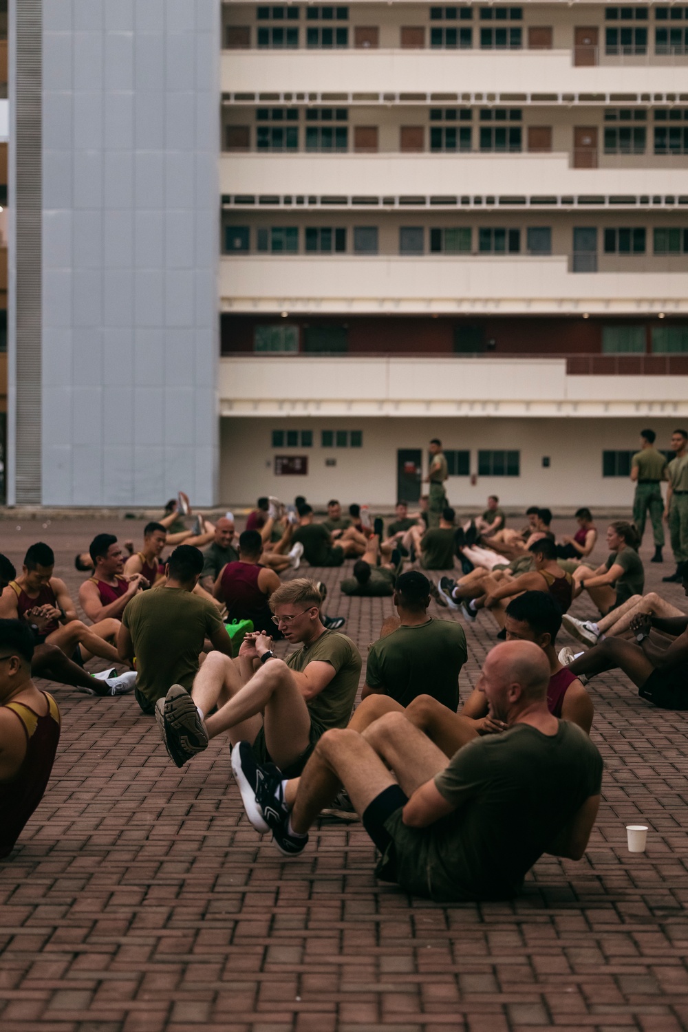 Valiant Mark 24: MRF-SEA, SAF, conduct physical training session