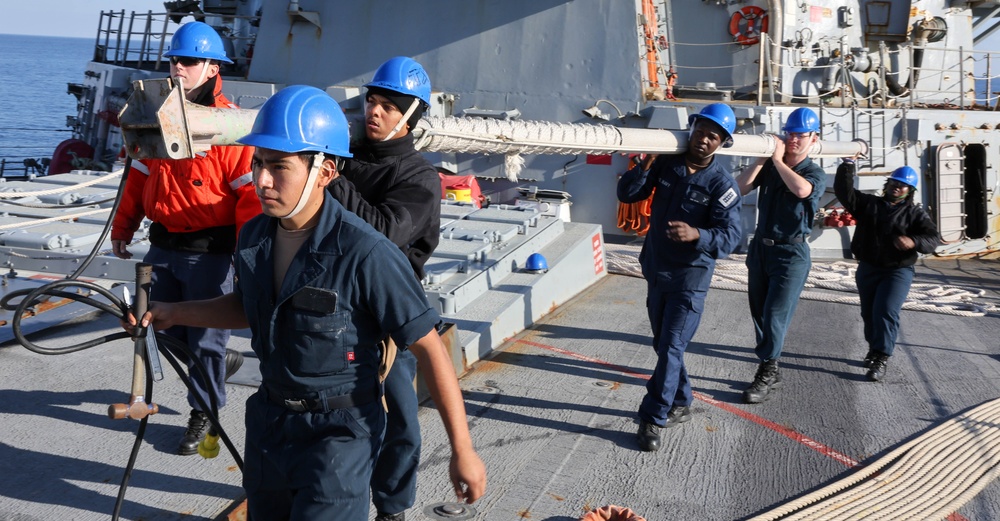 USS The Sullivans Arrives in Souda Bay