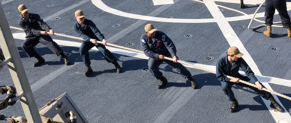 USS The Sullivans Arrives in Souda Bay
