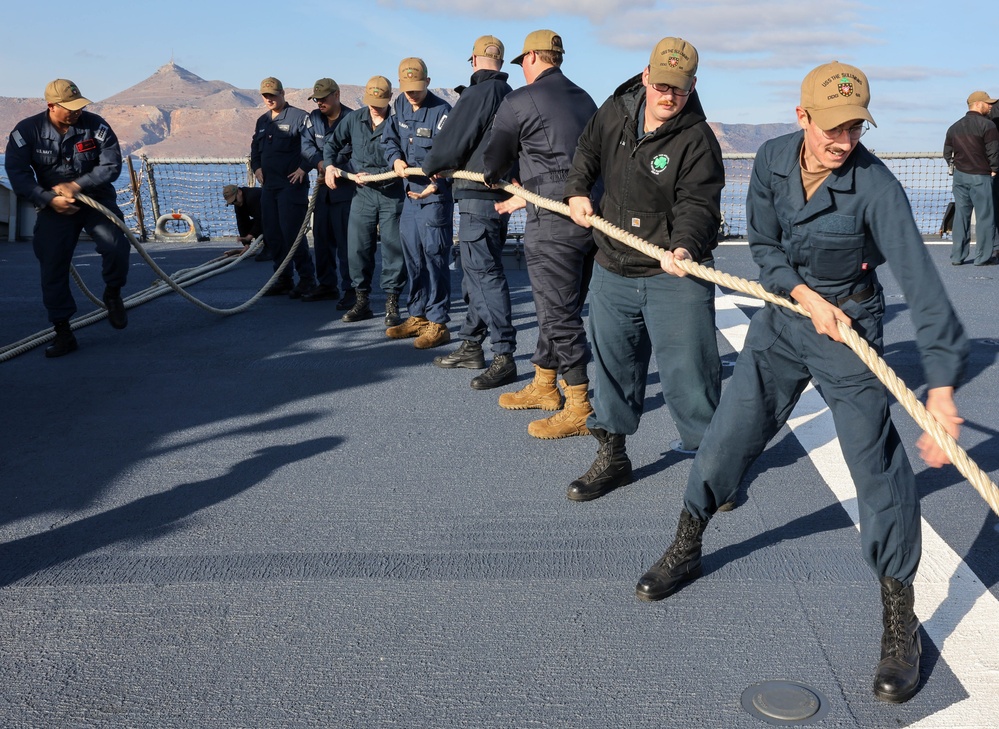 USS The Sullivans Arrives in Souda Bay
