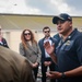 The USS Bulkeley hosts Col. K. C. Evans and other Distinguished Guests