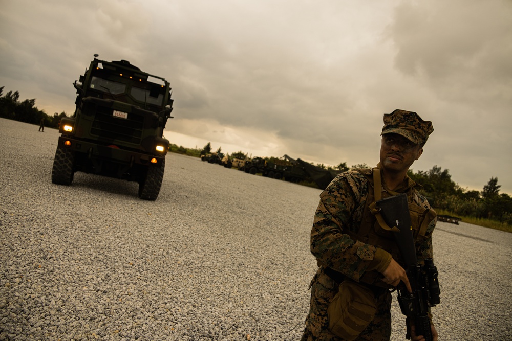 CLB 31 Conducts Combat Service Support Area exercise