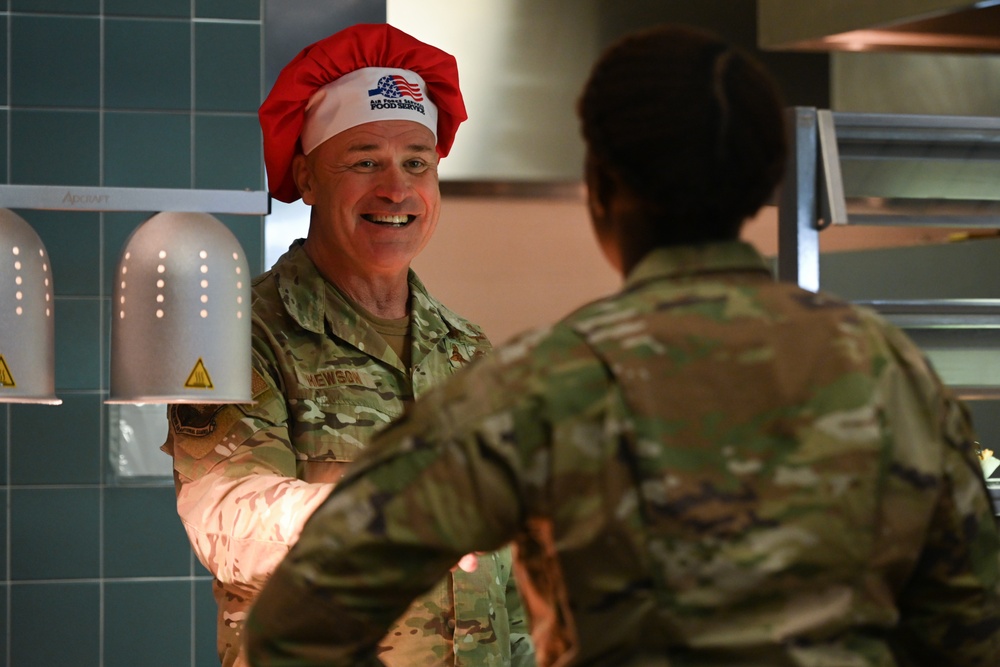 105th Airlift Wing Serves 2024 Holiday Meal