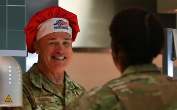 105th Airlift Wing Serves 2024 Holiday Meal