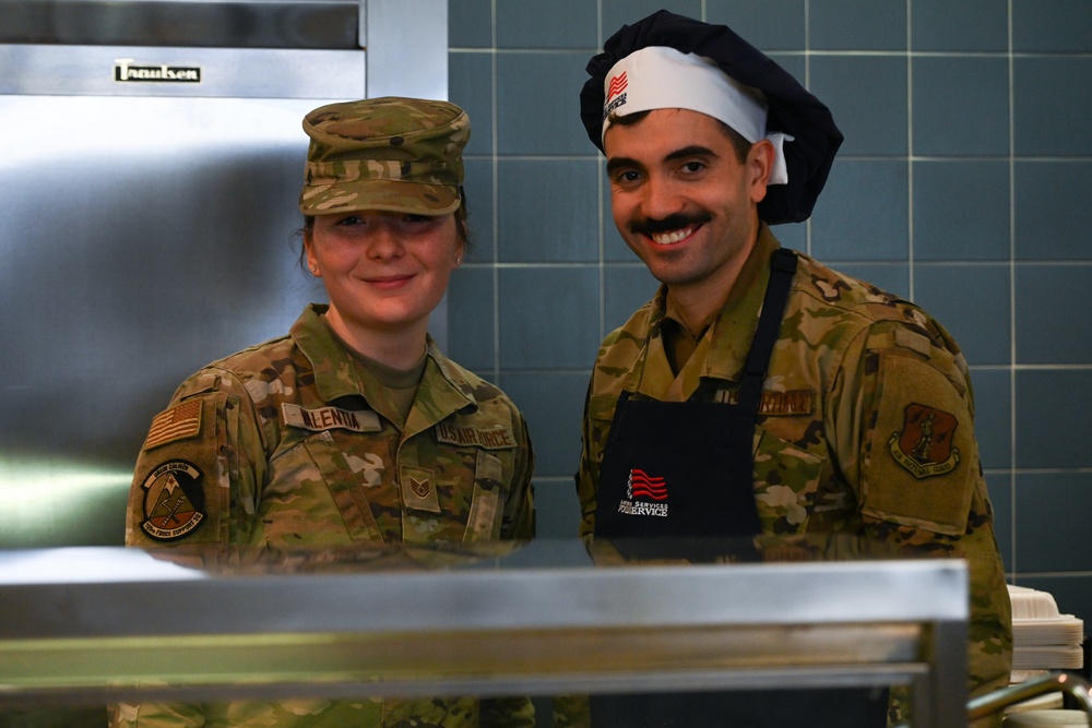 105th Airlift Wing Serves 2024 Holiday Meal