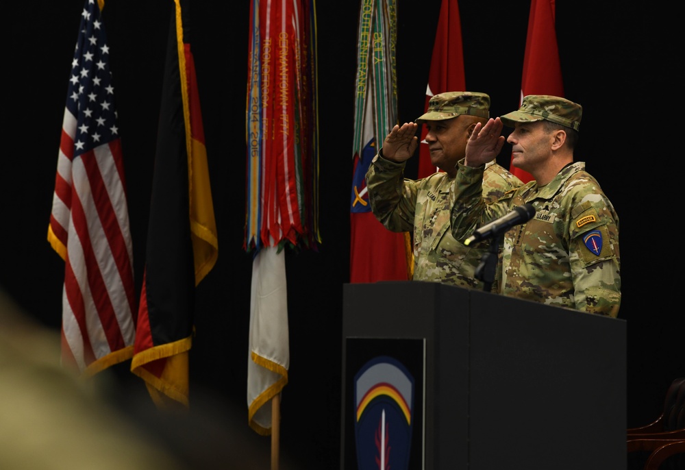 U.S. Army General Christopher Donahue assumes command of U.S. Army Europe and Africa