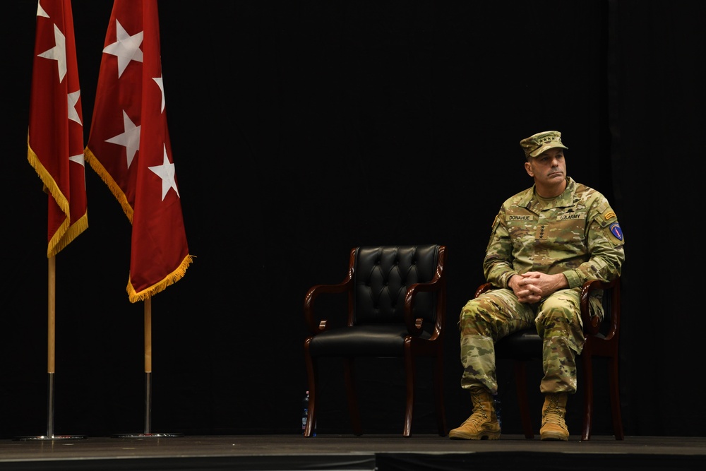 U.S. Army General Christopher Donahue assumes command of U.S. Army Europe and Africa